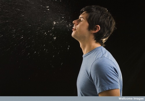 N0032619 Man sneezing